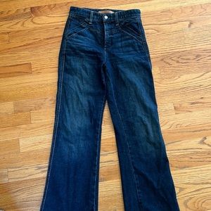 High waisted bootcut jeans